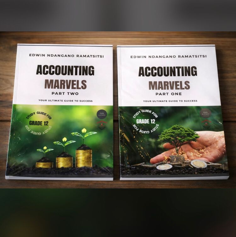 The Accounting Marvels Combo (Part 1 + Part 2) is the ultimate all-in-one solution for Grade 12 learners preparing for final exams. This combo gives you full coverage of both Paper 1 and Paper 2, ensuring you are fully prepared for every topic in the Accounting syllabus.